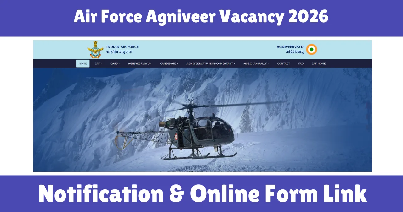 Air Force Agniveer Vacancy 2026