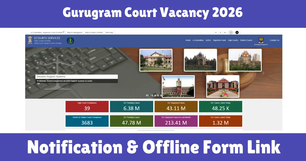 Gurugram Court Vacancy 2026