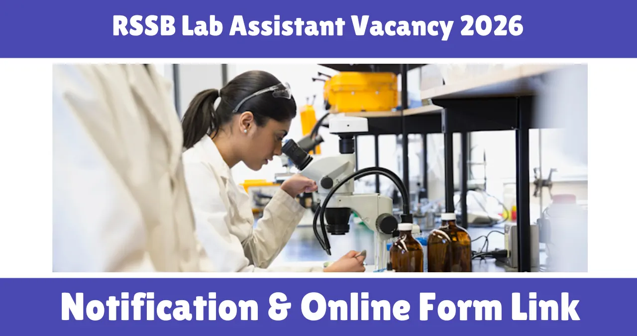 RSSB Lab Assistant Vacancy 2026