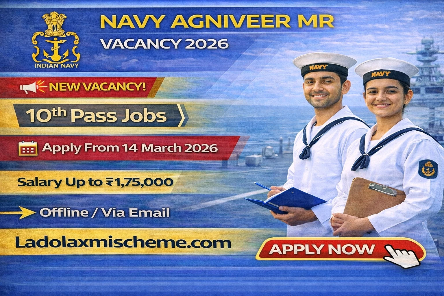 Navy Agniveer MR Vacancy 2026